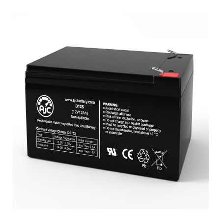 Battery Clerk AJC Altronix AL1024ULXPD8 Alarm Replacement Battery 12Ah, 12V, F2 AJC-D12S-J-2-186098